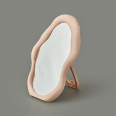 Asimetrik Masa Üstü Ayna - Asorti - 25x14 cm