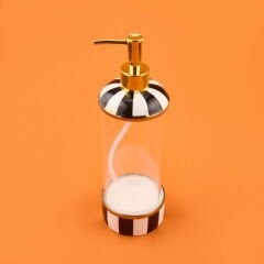 Maura Nero Tekli Cam Sabunluk - Renkli / Siyah - 540 ml