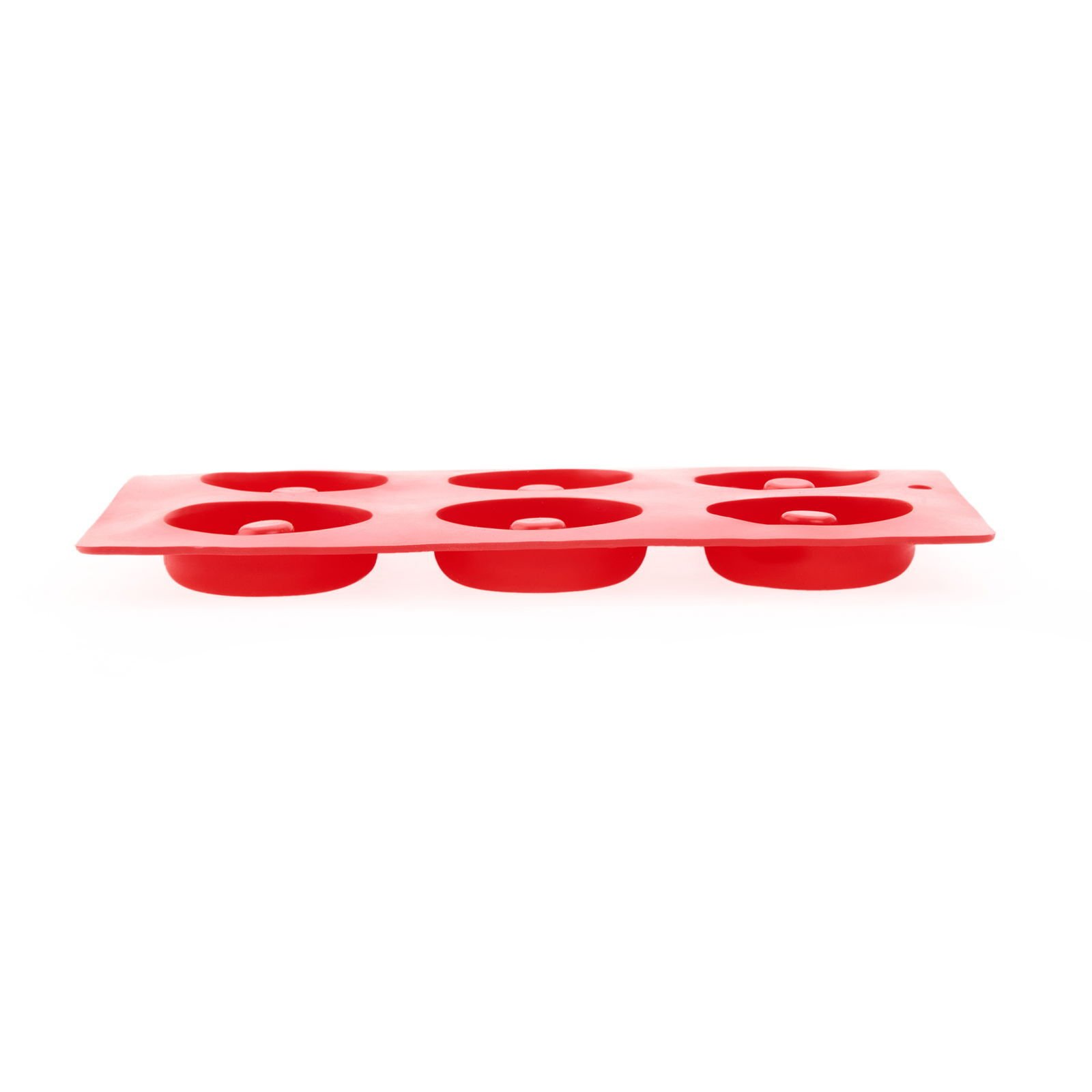 Houseware Silikon Donut Kalıbı - Kırmızı - 27,5x17 cm