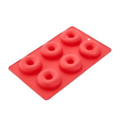 Houseware Silikon Donut Kalıbı - Kırmızı - 27,5x17 cm