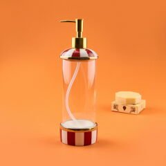 Maura Rossa Tekli Cam Sabunluk - Renkli / Sarı - 540 ml