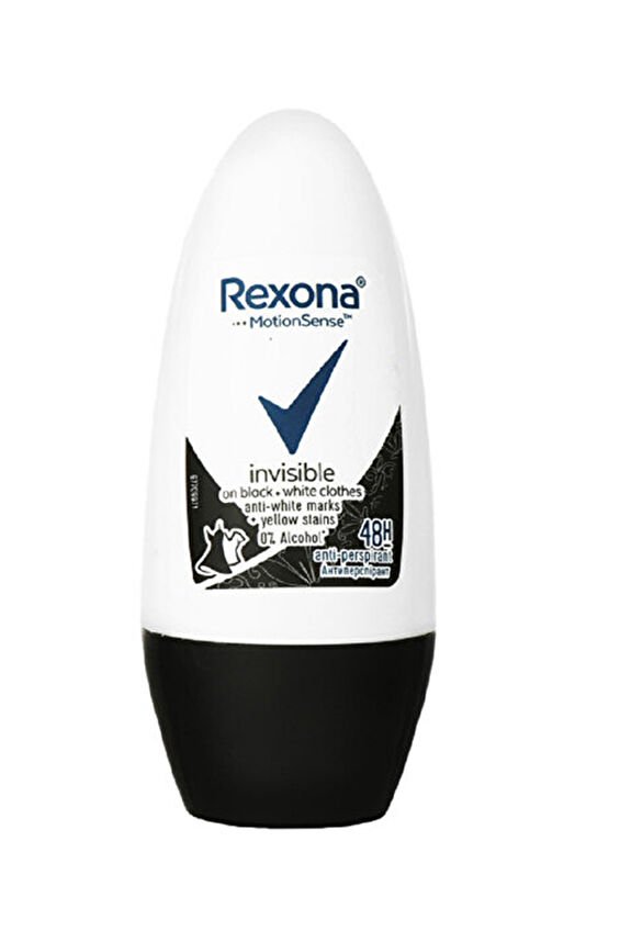 Rexona Roll-On Invisible Black+White Kadın 50 ml