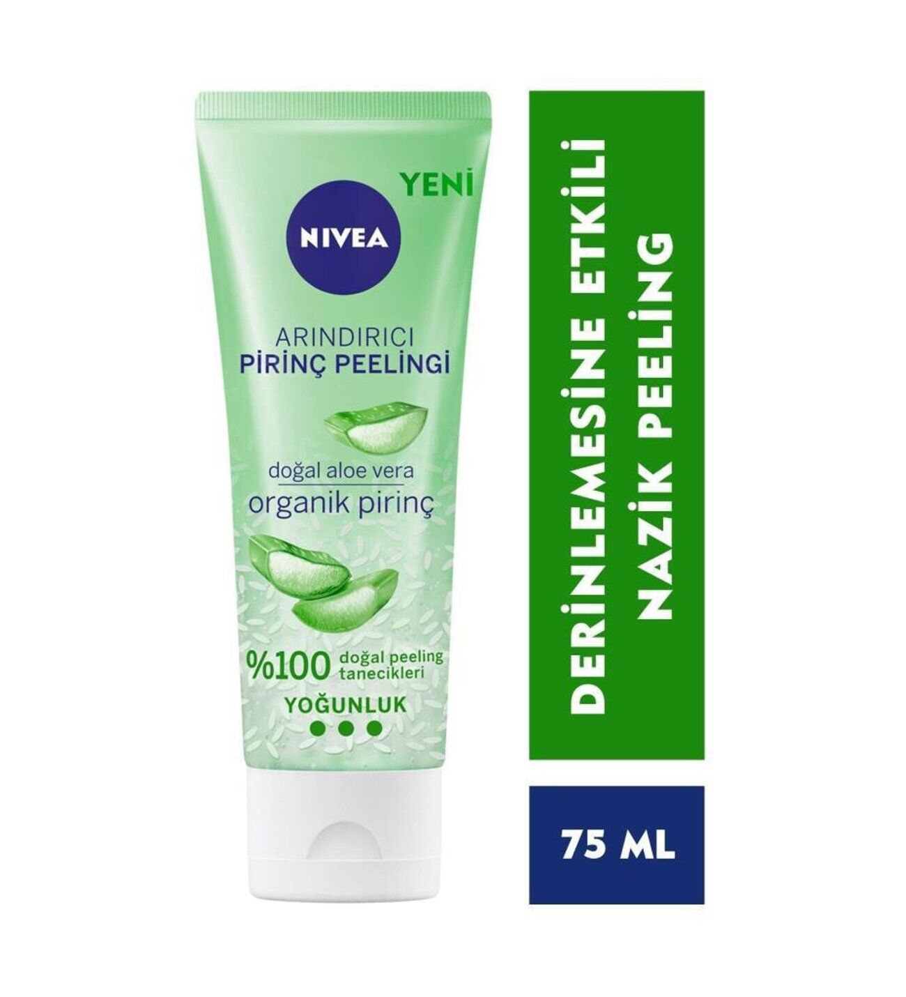 NIVEA Arındırıcı Organik Pirinç Peelingi 75 ml X 3  ADET