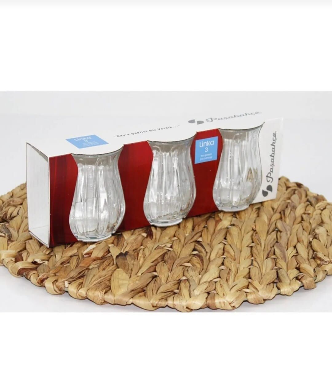 PAŞABAHÇE 3'LÜ RAHAT KULLANIMLI  ÇAY BARDAĞI