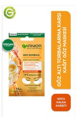 Garnier Kağıt Göz Altı Maskesi Portakal SuyuHyaluronik Asit