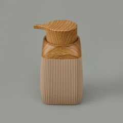 Bath Diva 2'li Sıvı Sabunluk ve Diş Fırçalık Seti - Kahverengi