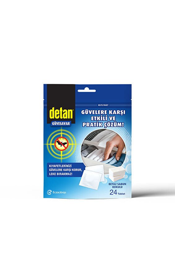 Detan Güvesavar Poşetli 24'lü