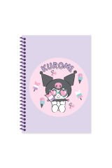 Kuromi A5 60 Yp.Çiz. Spr.Karton Kapak Defter