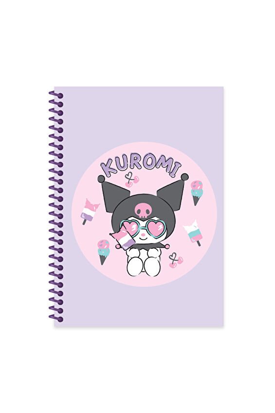 Kuromi A5 60 Yp.Çiz. Spr.Karton Kapak Defter