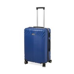 Vertical Line Orta Boy ABS Valiz - Gece Mavisi - 66x45x26 cm