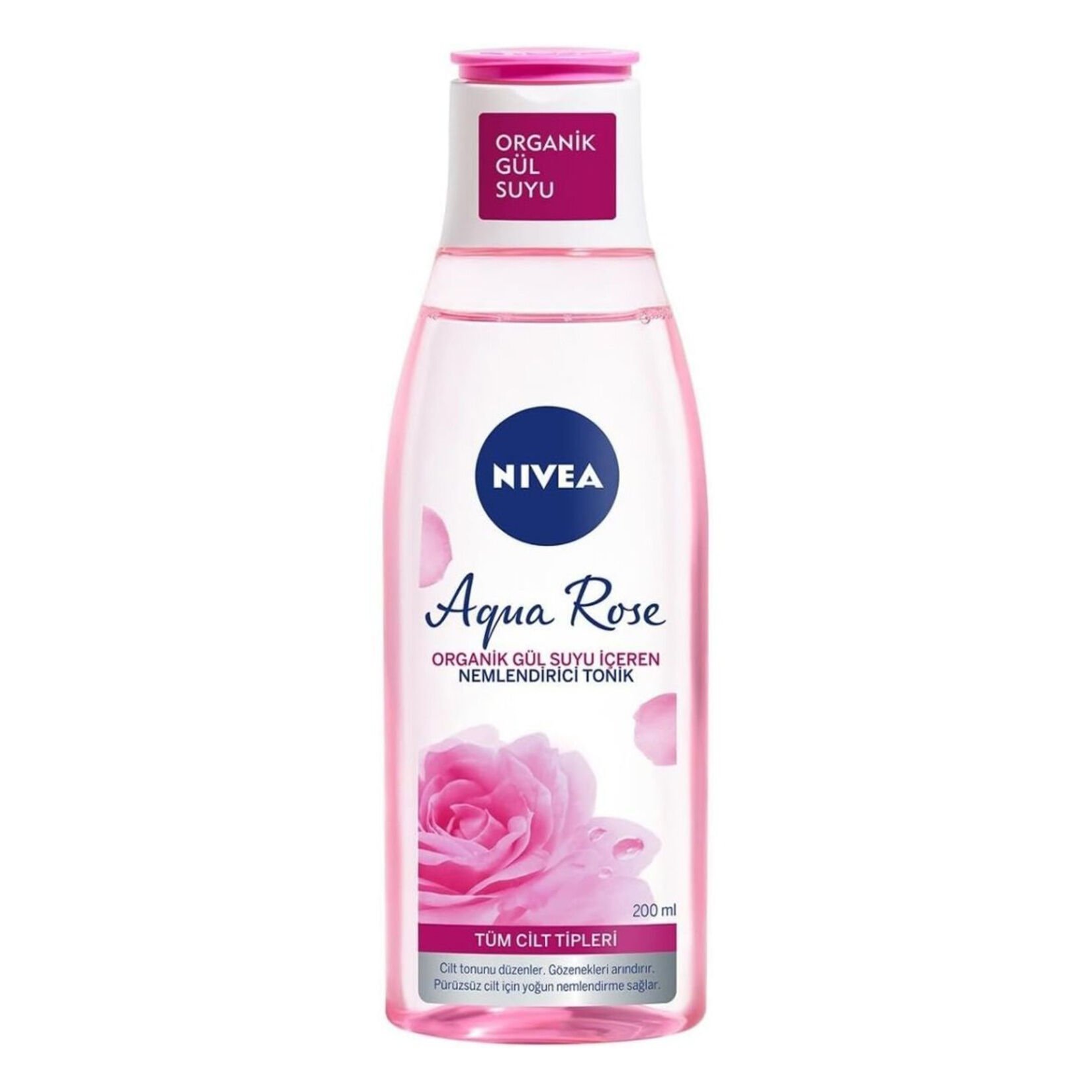 NIVEA Aqua Rose Organik Gül Suyu İçeren Tonik 200 ml X 2adet