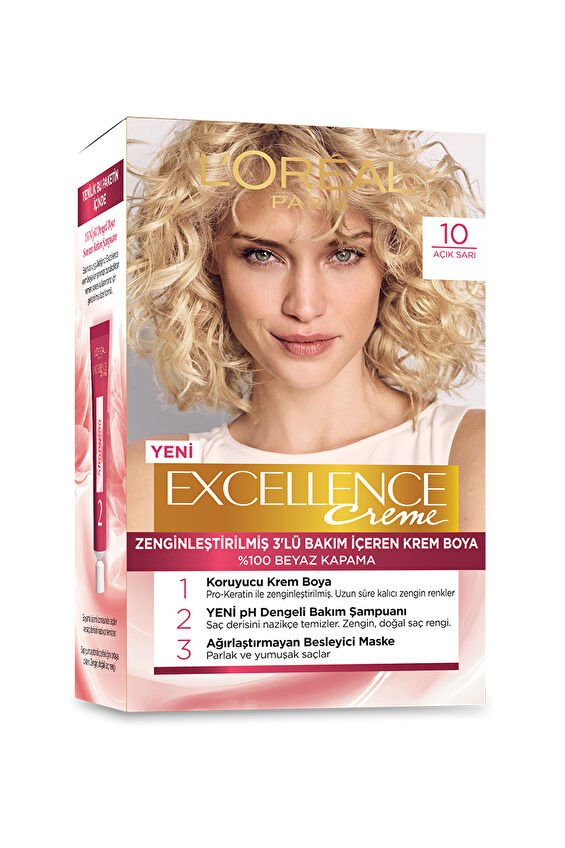 Excellence Saç Boyası 10 Açık Sarı