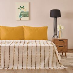 Soft Arenis Tek Kişilik Pike - Krem - 160x220 cm