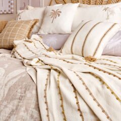Soft Arenis Tek Kişilik Pike - Krem - 160x220 cm