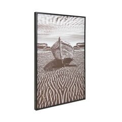 Deco Barcola Tablo - Siyah - 90x60 cm