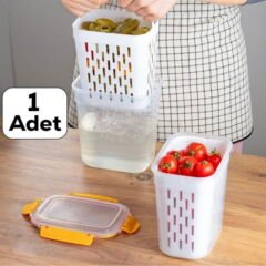 Düz Kapaklı Turşuluk - Asorti - 2 lt