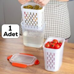 Düz Kapaklı Turşuluk - Asorti - 2 lt