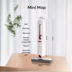 MİNİ MOP KENDİNDEN SIKMALI KOLAY KULLANIMLI  MOP