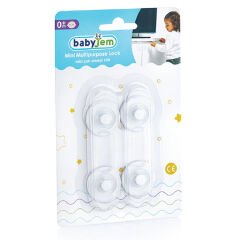 Mini Çok Amaçlı Bebek Güvenlik Kilidi Beyaz 2 Adet 1 Adet