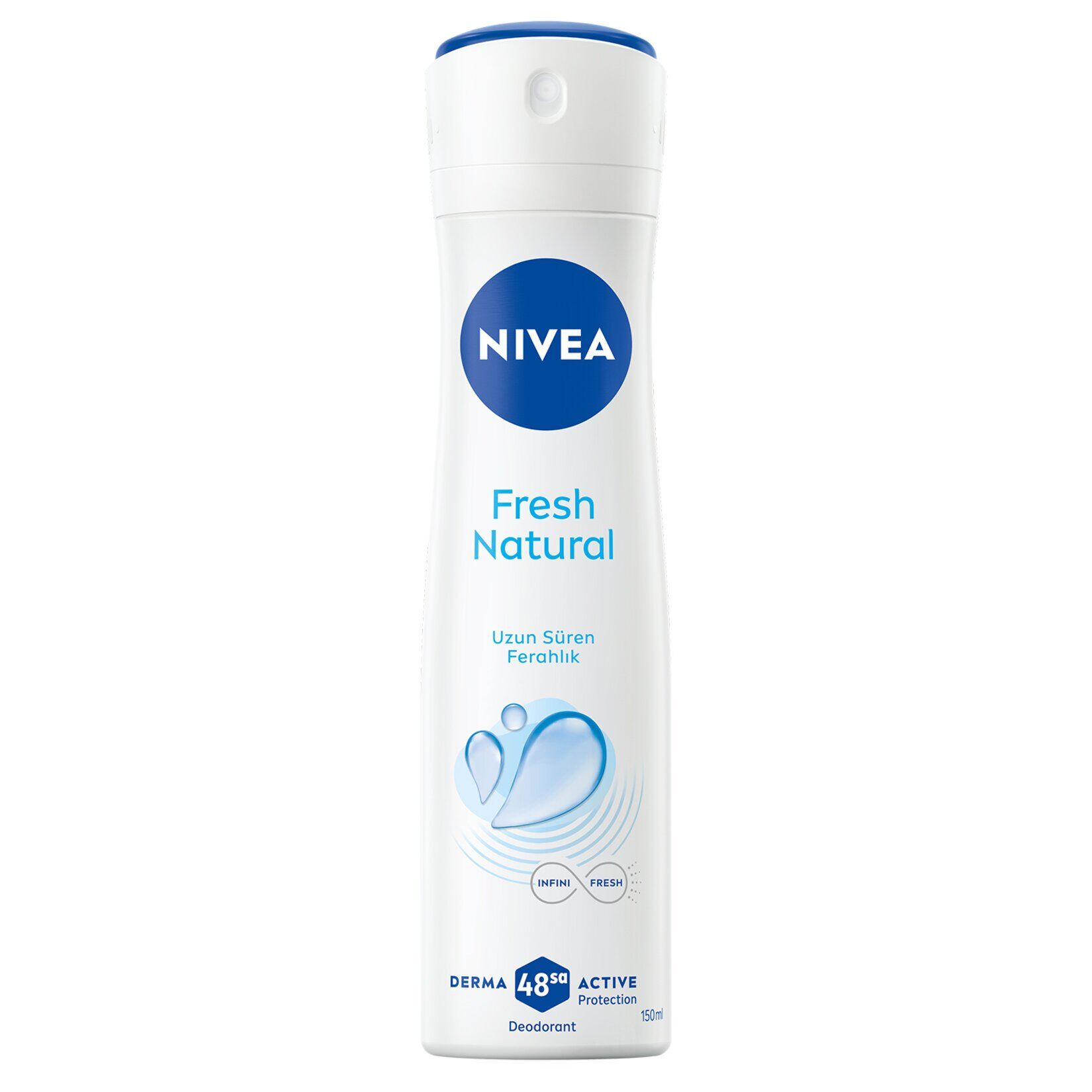 Nivea Kadın Sprey Deodorant Fresh Natural 48 Saat Ter Kokusu Karşıtı 150 Ml