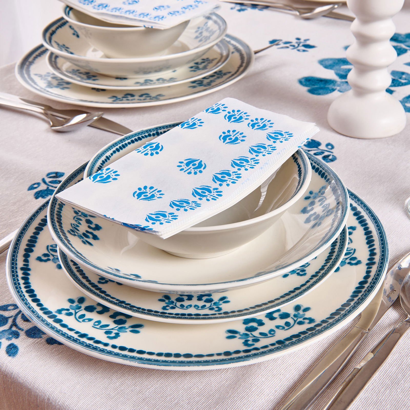 Living Saint Tropez 20'li Peçete - Renkli - 33 cm