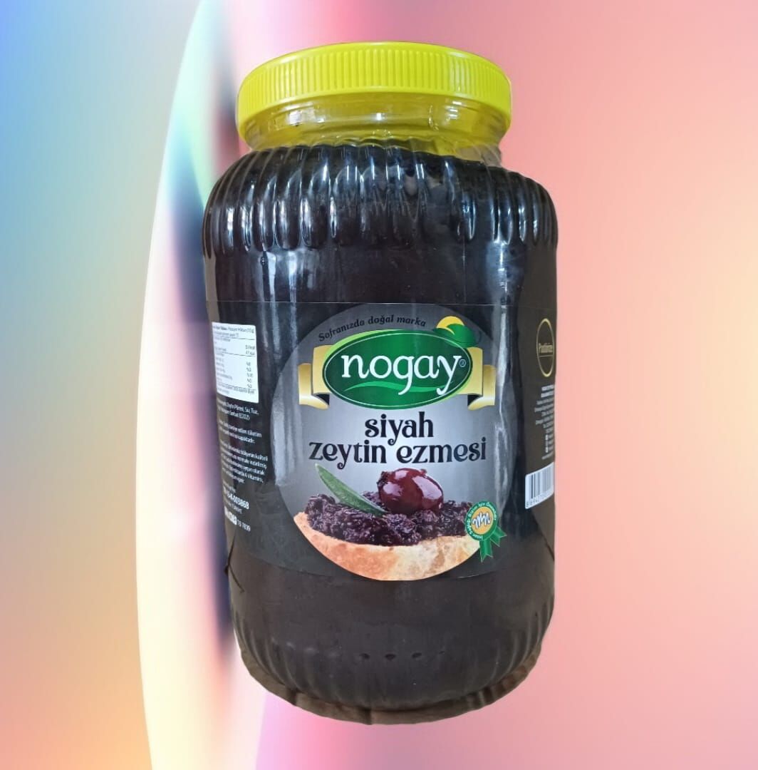 NOGAY SİYAH ZEYTİN EZMESİ DOĞAL ORJİNAL BURSA GEMLİK ZEYTİN EZMESİ