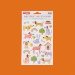 Kabartmalı Sticker - Asorti