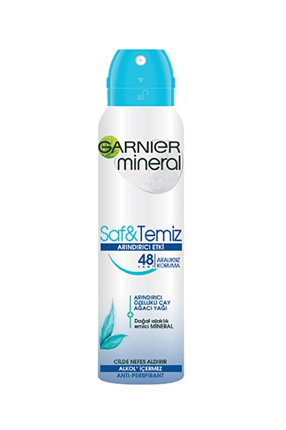 Garnier Mineral Deodorant Saf ve Temiz Sprey Kadın 150 ml