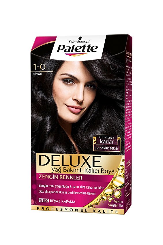 Palette Saç Boyası 1-0 Siyah