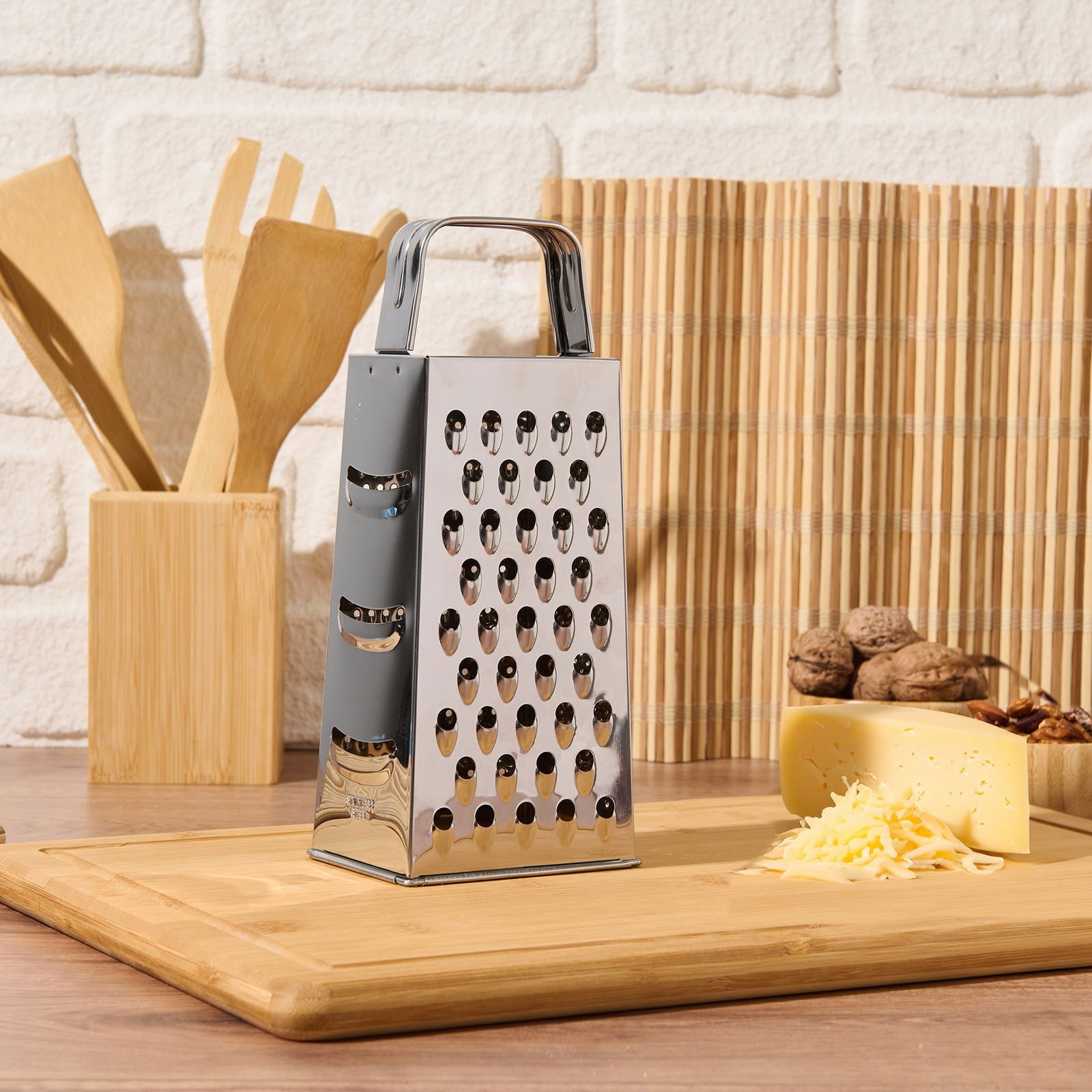 Ottawa Dört Yönlü Rende - Gümüş - 24,5 cm