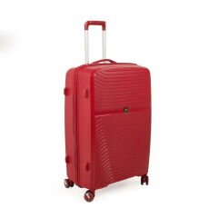 Büyük Boy PP Valiz - Kırmızı - 70x48x26 cm