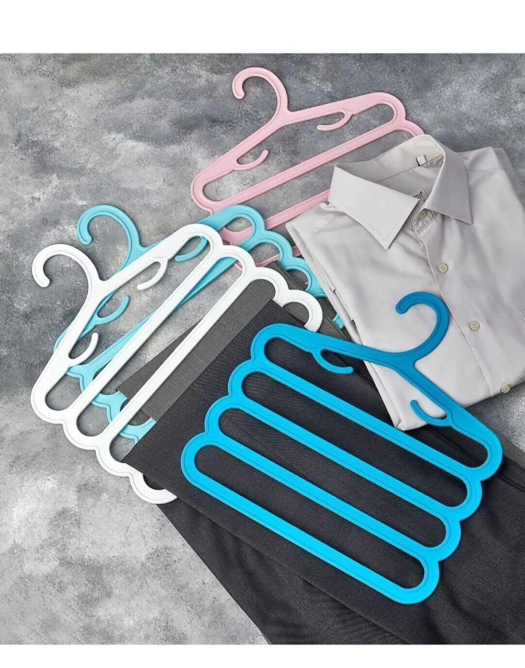 4 ADET PAMİR ÇOK AMAÇLI KOLAY KULLANIMLI 4 KATLI  PANTOLUN EŞARP  ASKISI