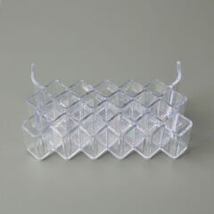 Living 22 Bölmeli Rujluk Organizer - Şeffaf - 22x8x14 cm