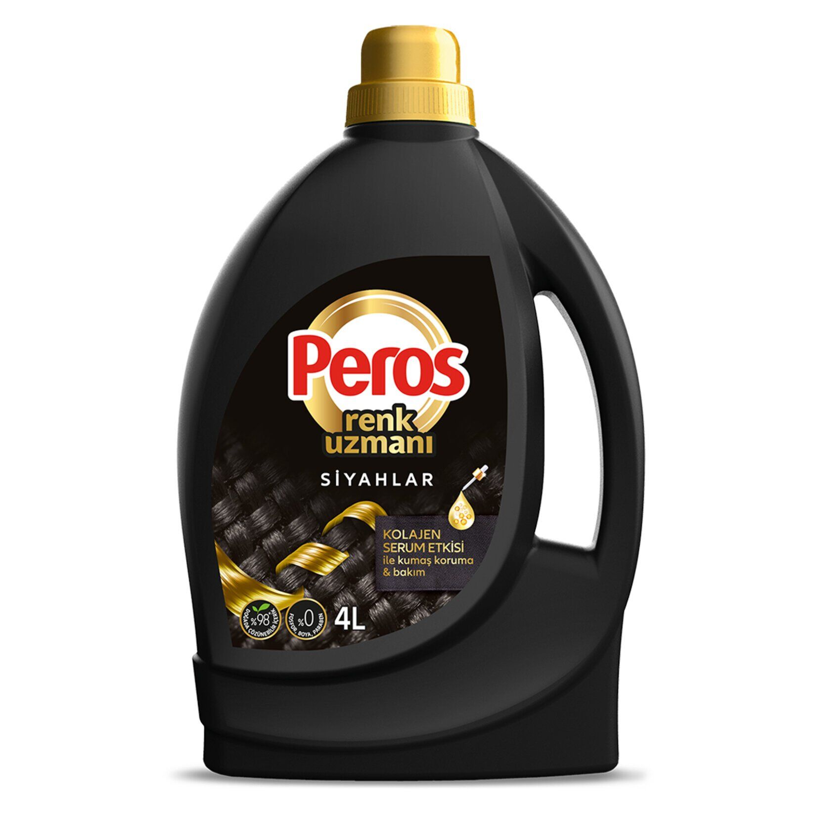 Peros Sıvı Bakım Çamaşır Deterjanı Siyahlar 4 L