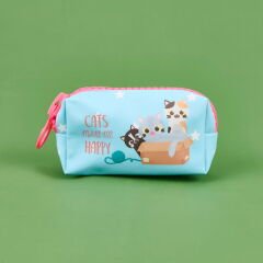 Unick Color Zipper Cats Kalem Kutusu - Asorti - 20x13 cm
