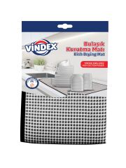 VİNDEX ÇİFT TARAFLI YÜKSEK EMİŞ GÜÇLÜ  MUTFAK TEZGAH ÜSTÜ BULAŞIK KURUTMA MATI ABAT:44X34 CM