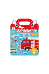 Lino Tekrar Tekrar Kullanılabilen İlk Sticker Kitabım Vehıcles