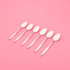 Monaco 6'lı Çay Kaşığı - Inox