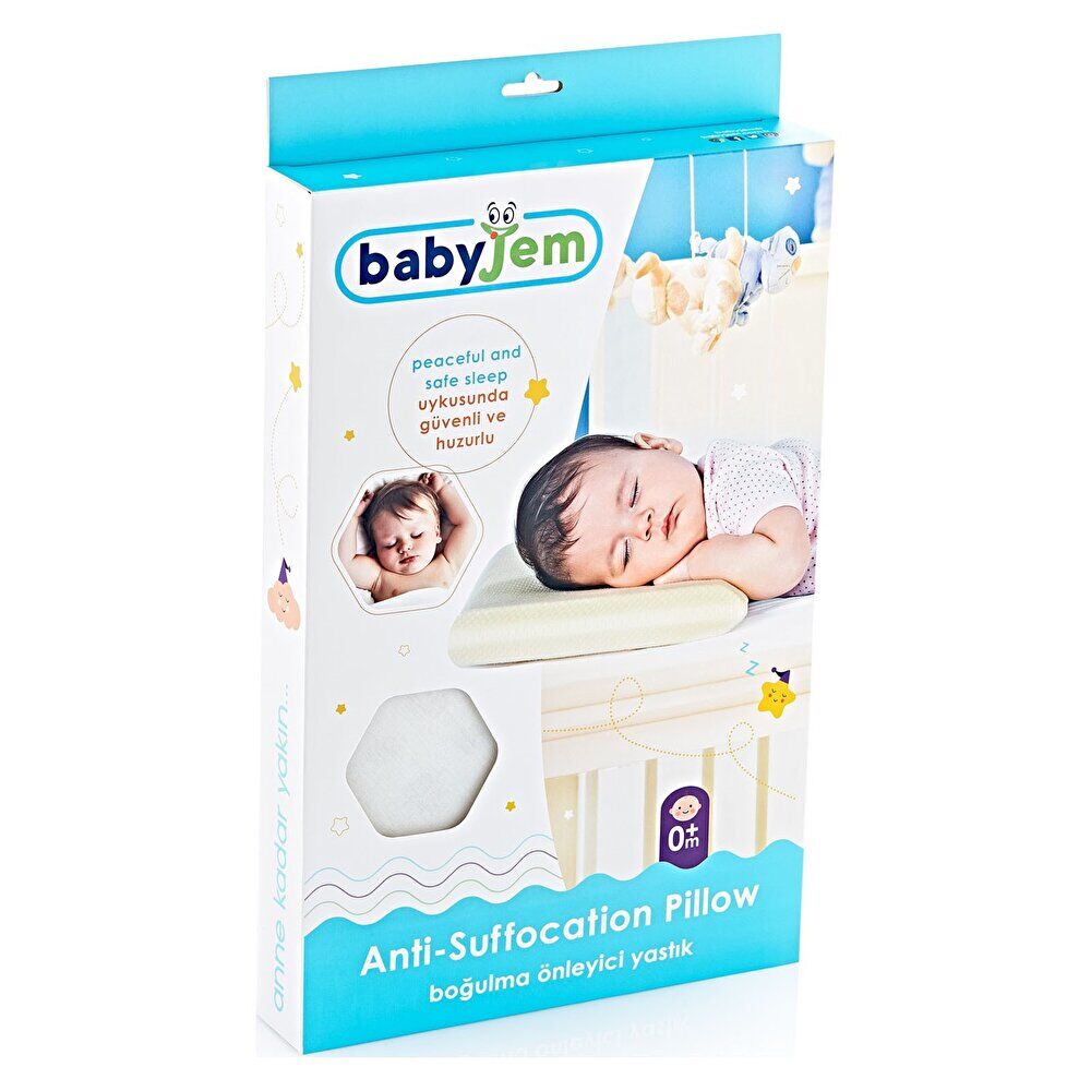 Boğulmayı Önleyici Bebek Yastık Ekru 1 Adet