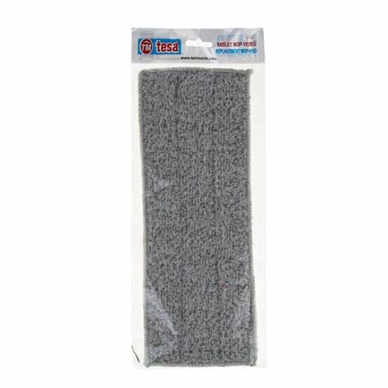 TEMSAN TESA TABLET GRİ  TEKLİ  TEMZİLİĞİN DOSTU MOP YEDEĞİ