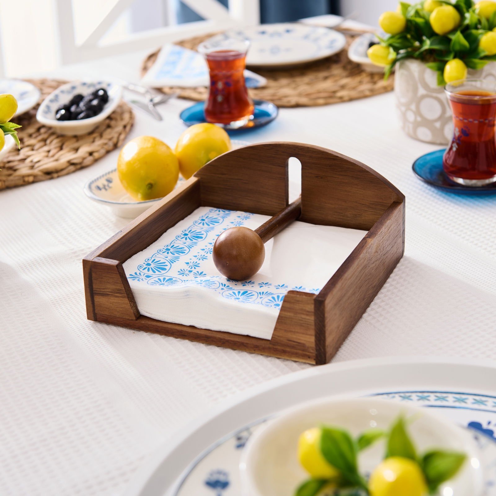 Living Santorini 20'li Peçete - Renkli - 33 cm