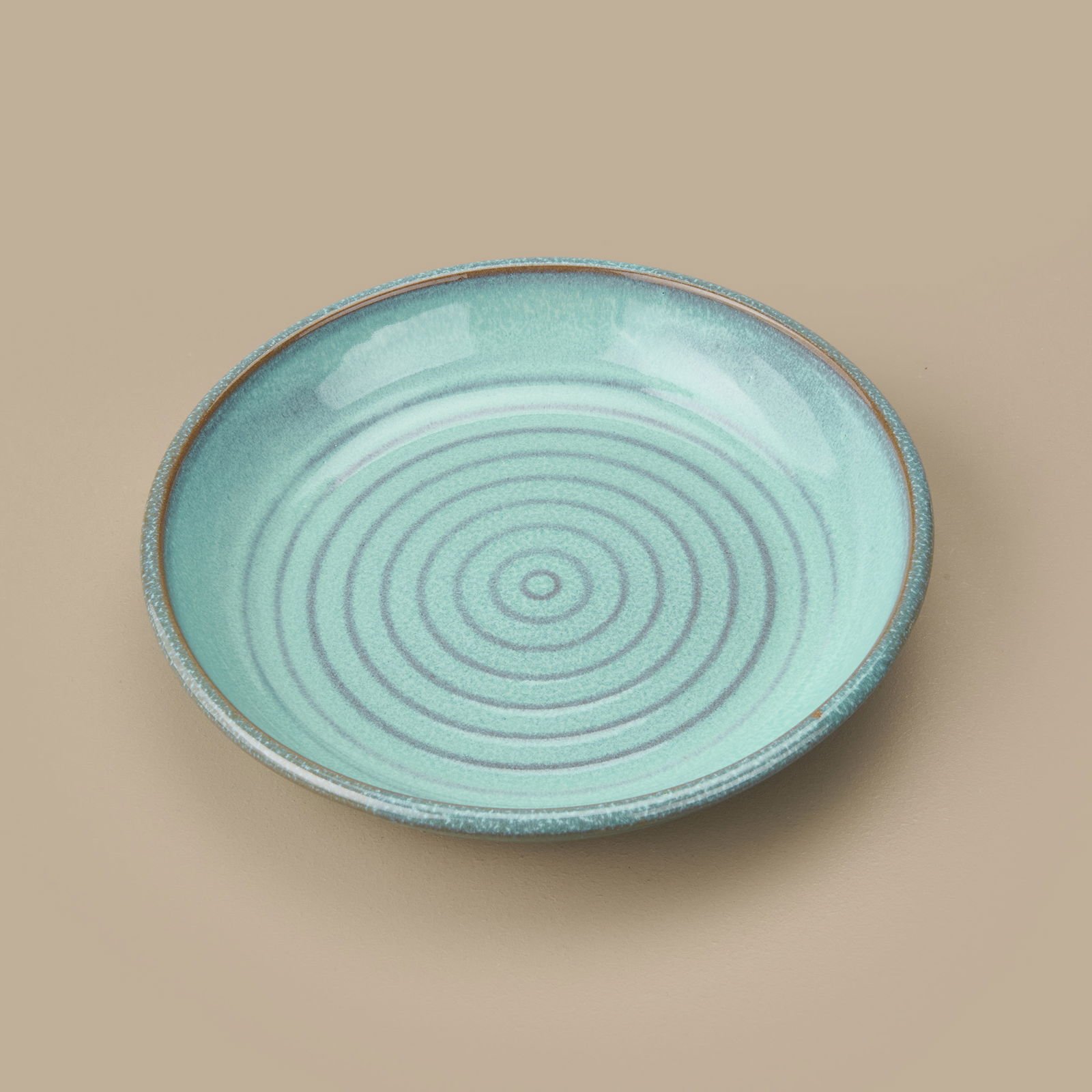 Zest Çukur Tabak - Yeşil - 21 cm