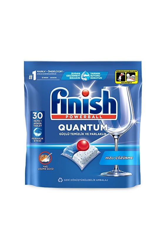 Finish Bulaşık Makinesi Tableti Quantum 30'lu