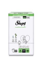 Sleepy Natural 2'li Fırsat (6) 46 Adet Külot Bez