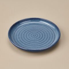 Zest Düz Tabak - Mavi - 21 cm