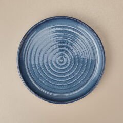 Zest Düz Tabak - Mavi - 21 cm