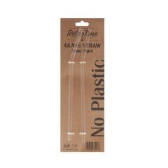 Time 2'li Cam Pipet - Şeffaf - 21 cm