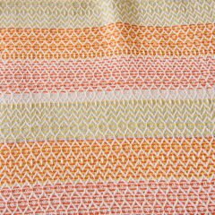 Soft Vita Çift Kişilik Pike - Ekru / Turuncu - 200x230 cm