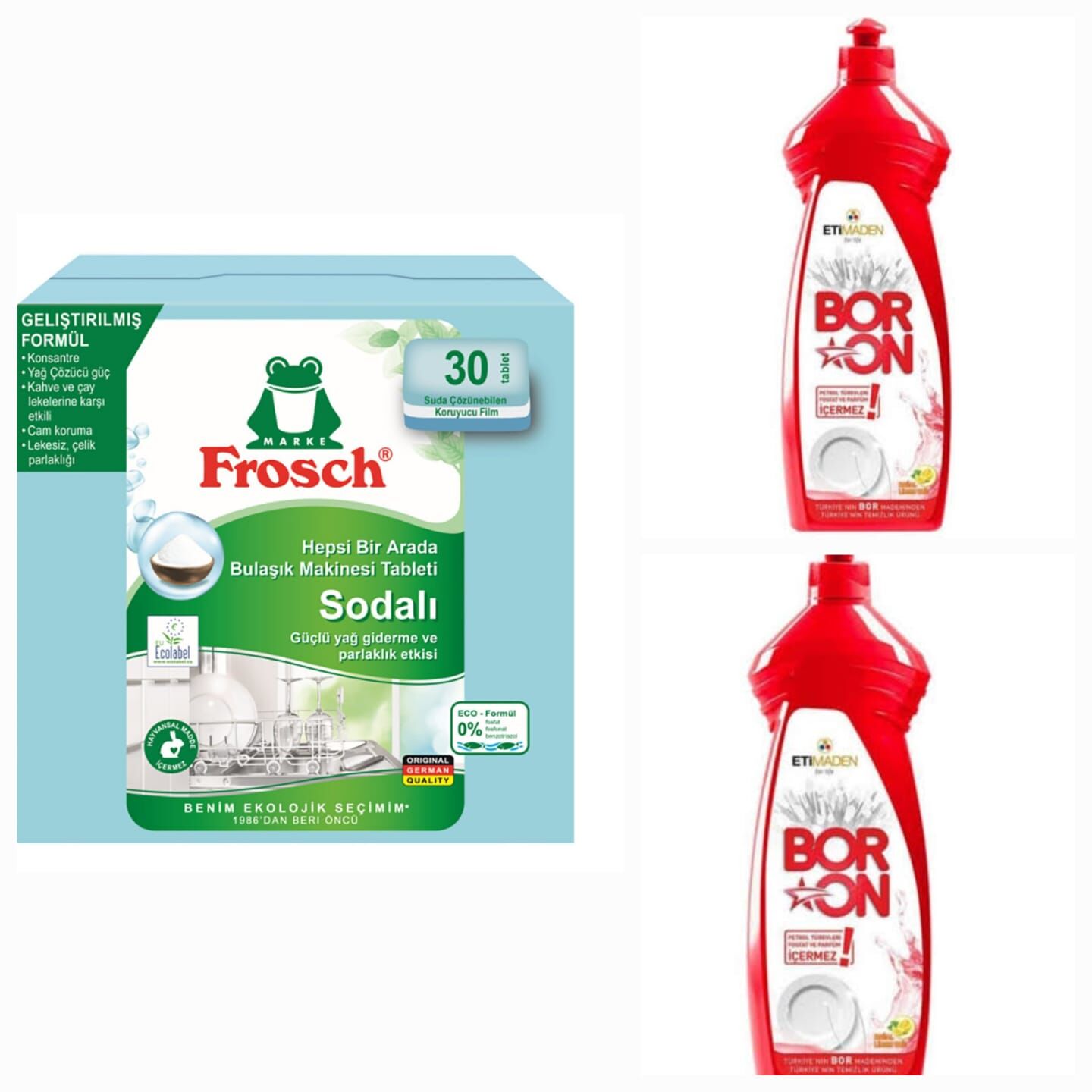 DOĞAL ORGANİK ve VEGAN BULAŞIK DETERJANI SETİ 7