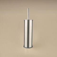 Bath Akıllı Kapaklı Tuvalet Fırçası - Krom - 36 cm